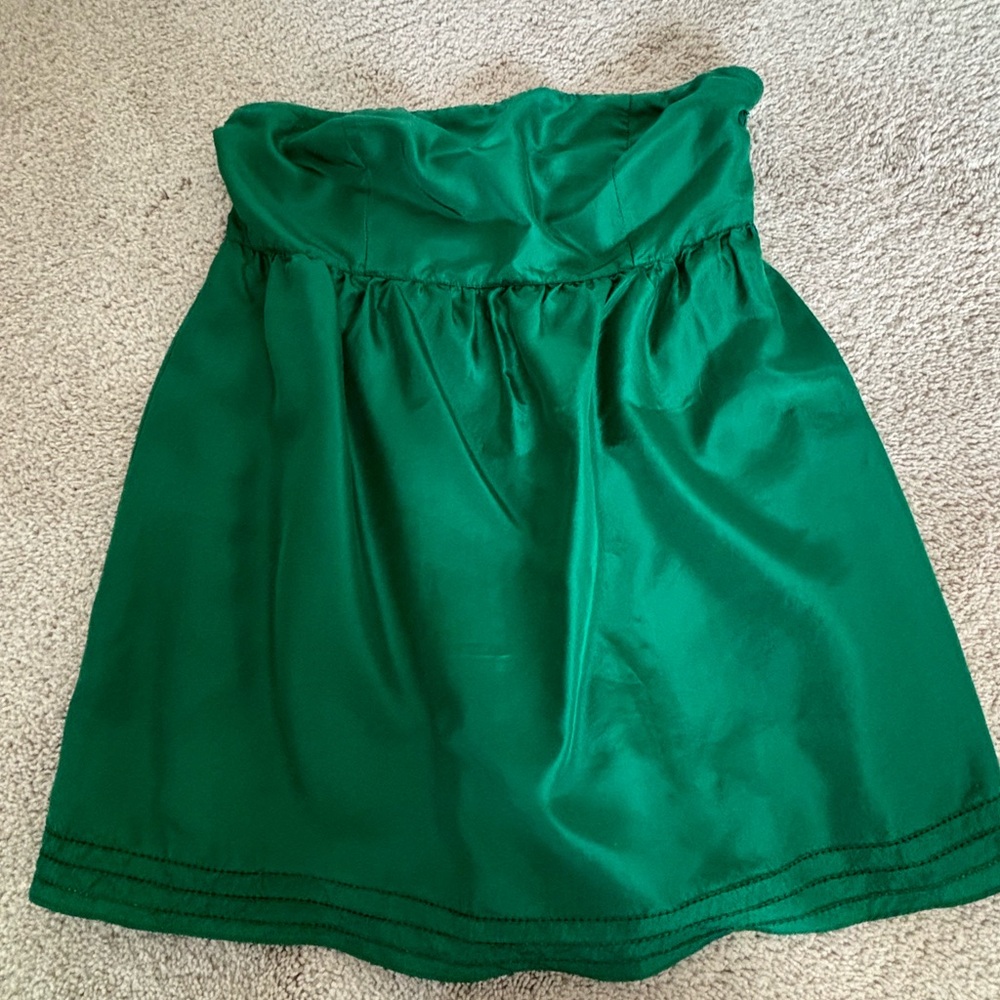 Banana Republic silk strapless top